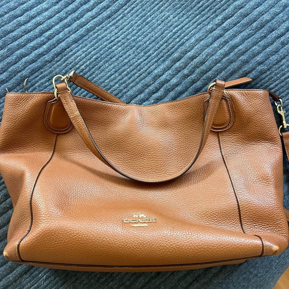 Coach Brown Leather Shoulder Bag